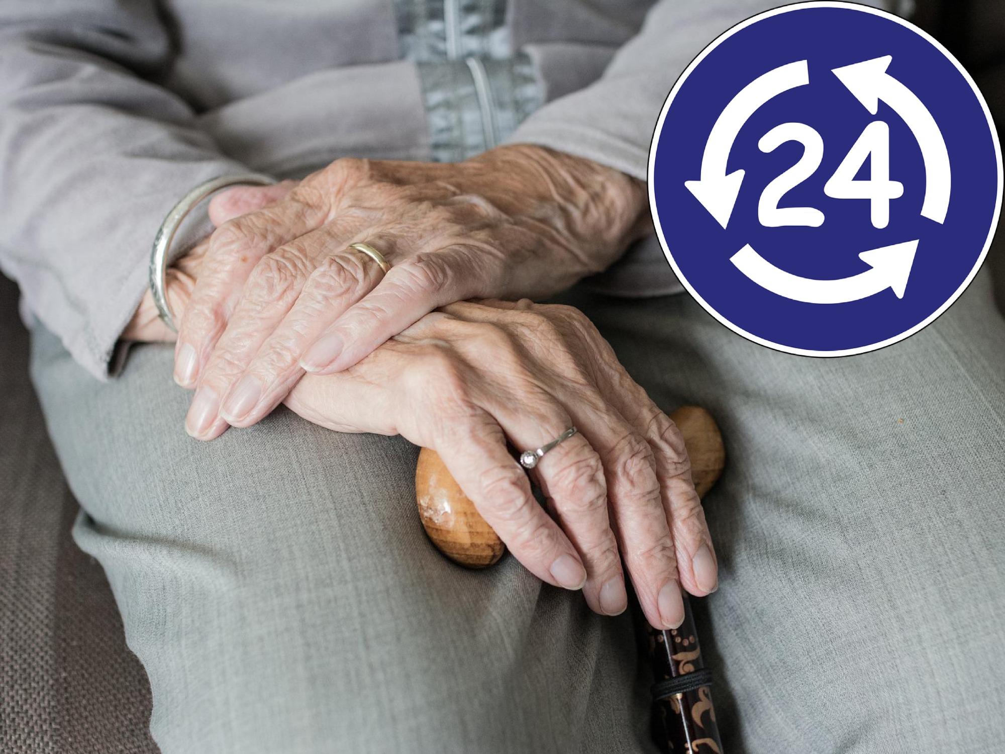 Pflege rund um die Uhr