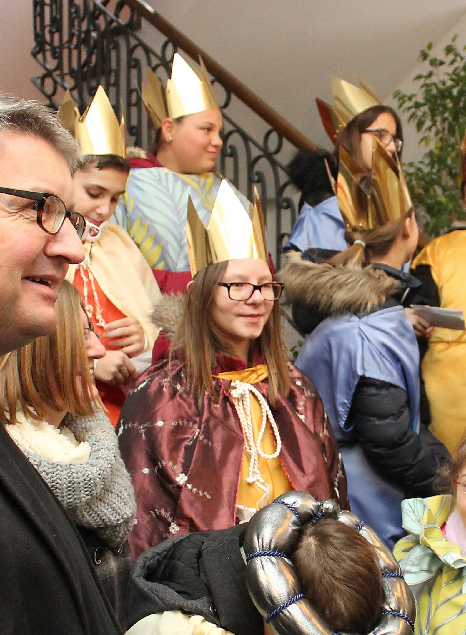 Bischof Kohlgraf empfing Sternsinger im Bischöflichen Ordinariat